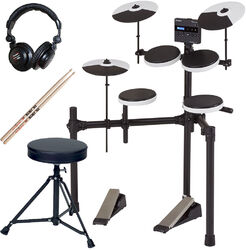 Kit batterie électronique Roland Pack TD-02K V-Drums + Siege + Casque + Baguettes