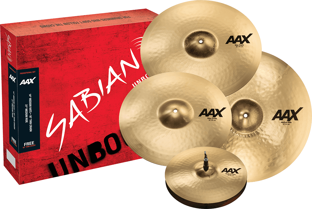 Sabian Pack 4 Cymbales Aax - 14 - Pack Cymbales - Main picture