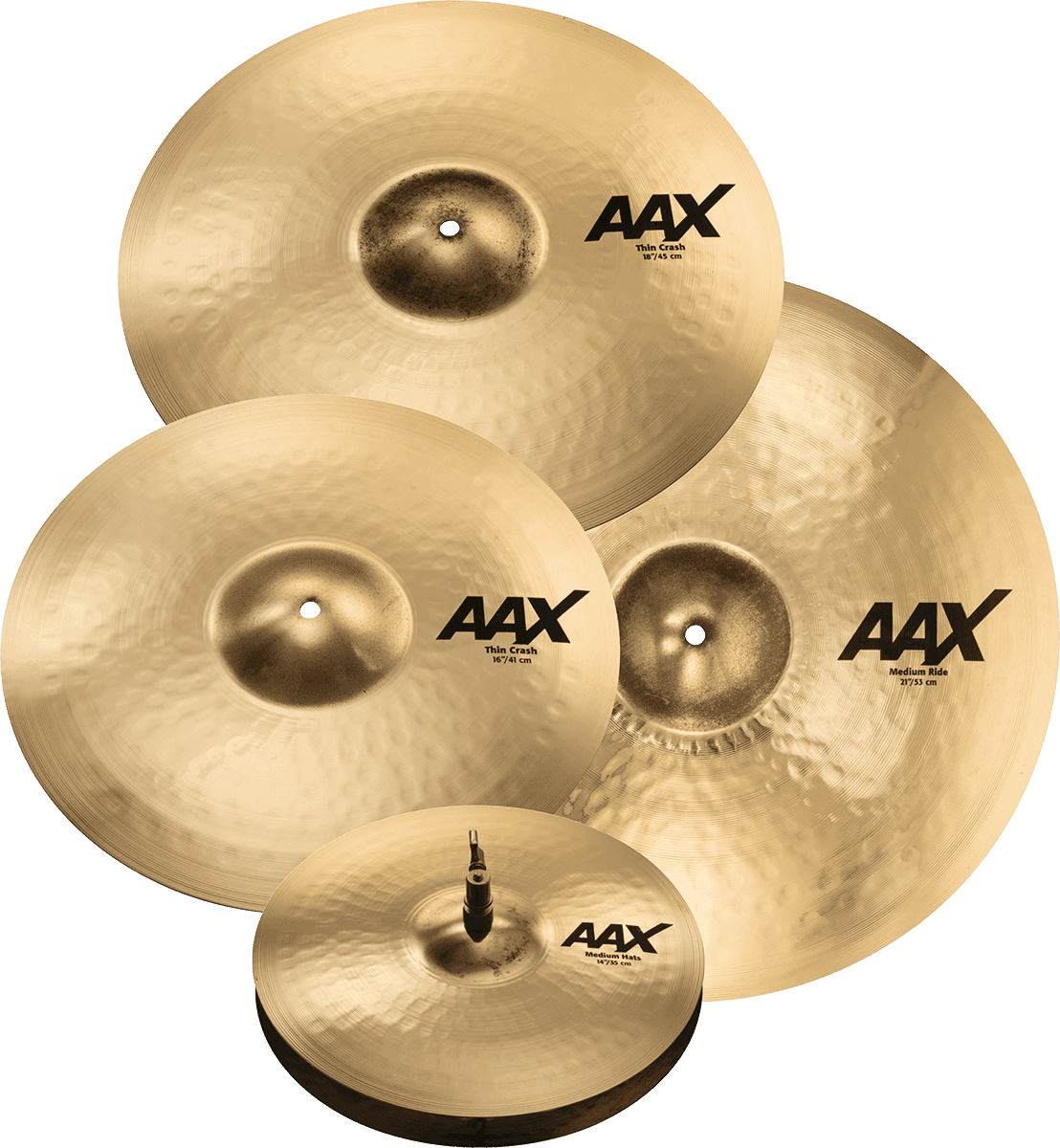 Sabian Pack 4 Cymbales Aax - 14 - Pack Cymbales - Variation 1