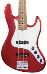 MetroExpress 21-Fret Vintage J/J Bass V2 4-String (MN) - candy apple red metallic