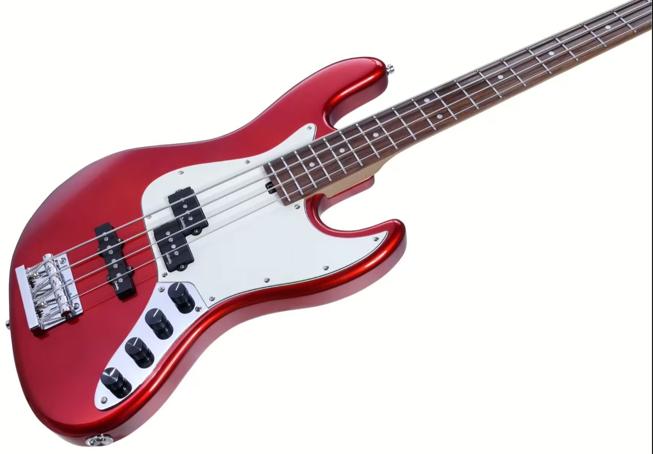 Sadowsky Hybrid Pj Bass 21 Fret 4c Metroexpress V2 Pf - Candy Apple Red - Basse Électrique Solid Body - Variation 2