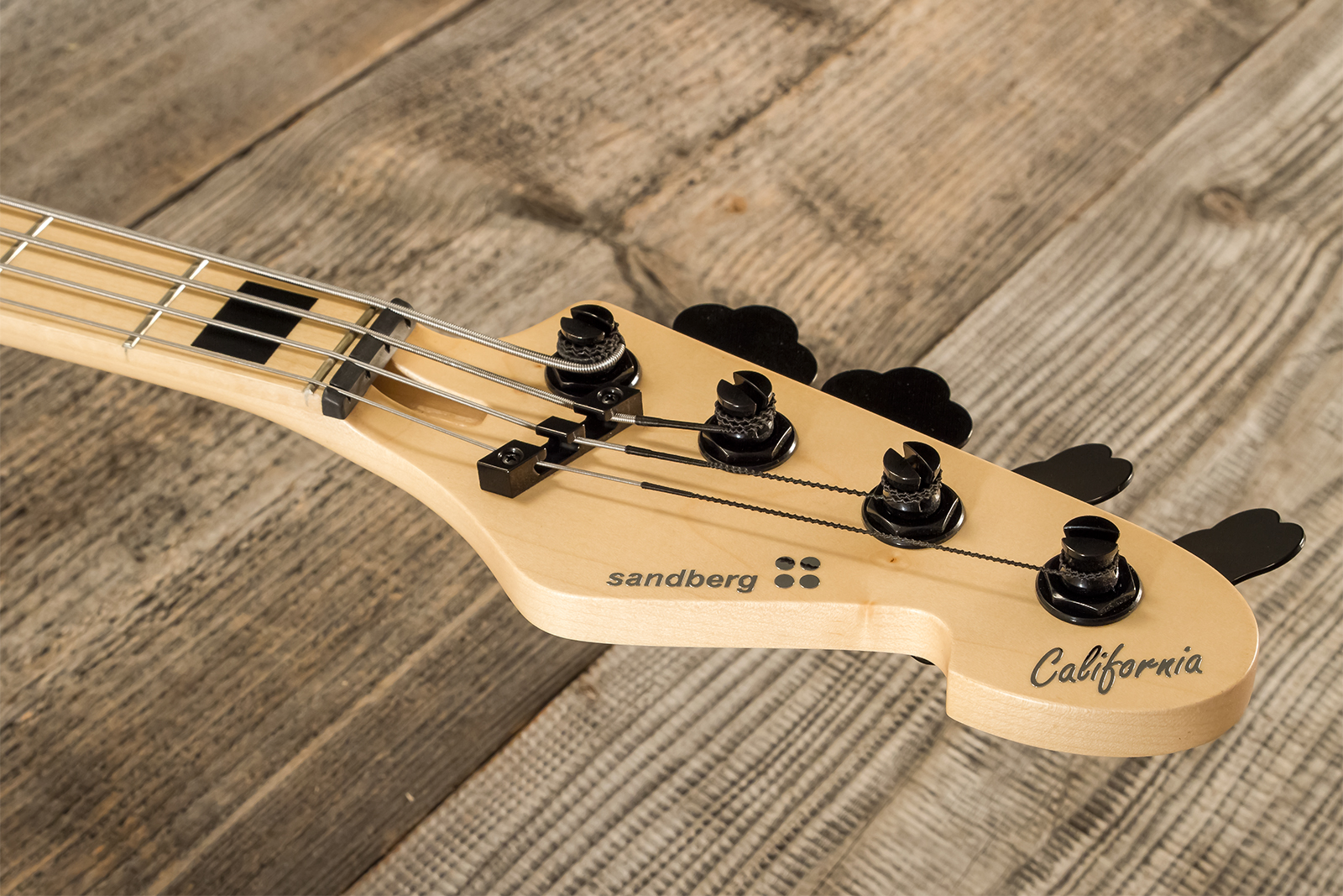 Sandberg California Tm4 Superlight Black Blocks 4c All Active Mn - Matt Black - Basse Électrique Solid Body - Variation 9