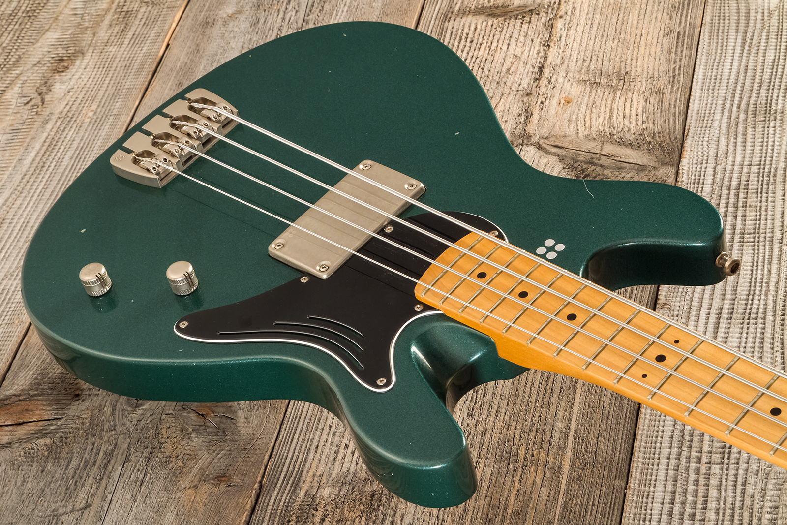 Sandberg Florence Bass 4c Shsc Mn - Soft Aged British Green - Basse Électrique Solid Body - Variation 2