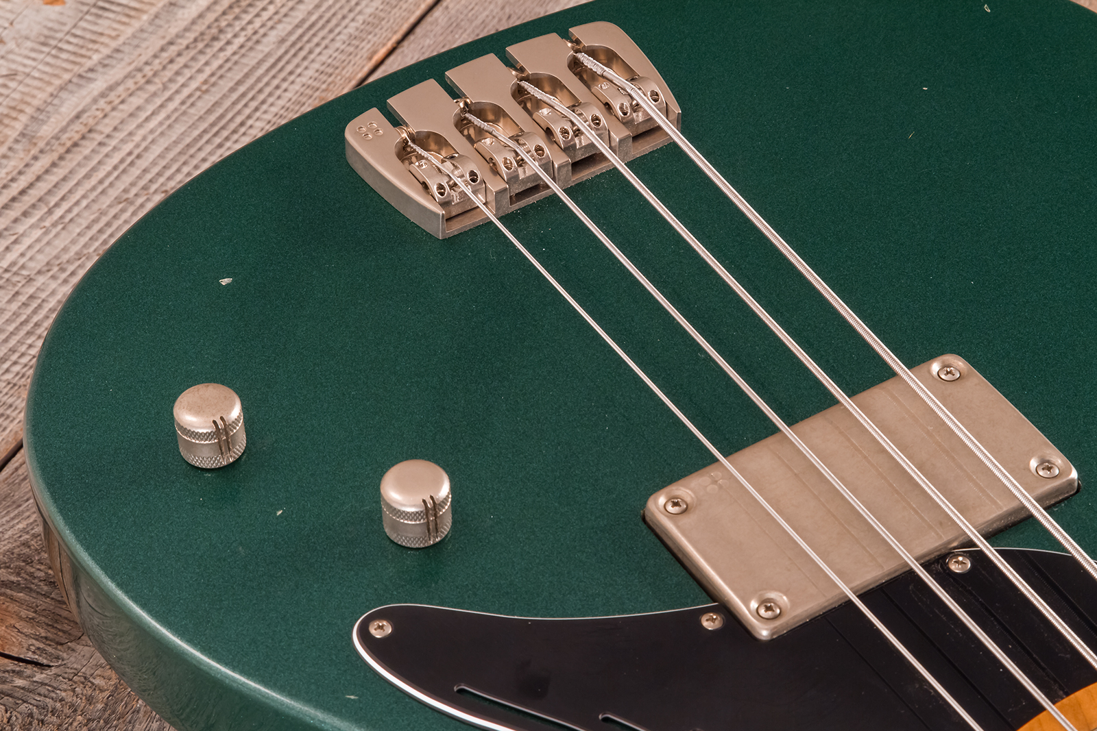 Sandberg Florence Bass 4c Shsc Mn - Soft Aged British Green - Basse Électrique Solid Body - Variation 3