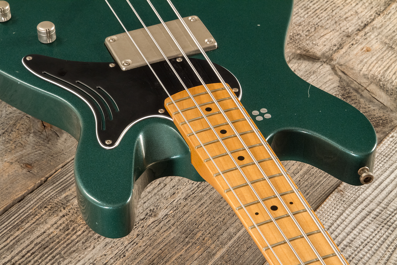 Sandberg Florence Bass 4c Shsc Mn - Soft Aged British Green - Basse Électrique Solid Body - Variation 4