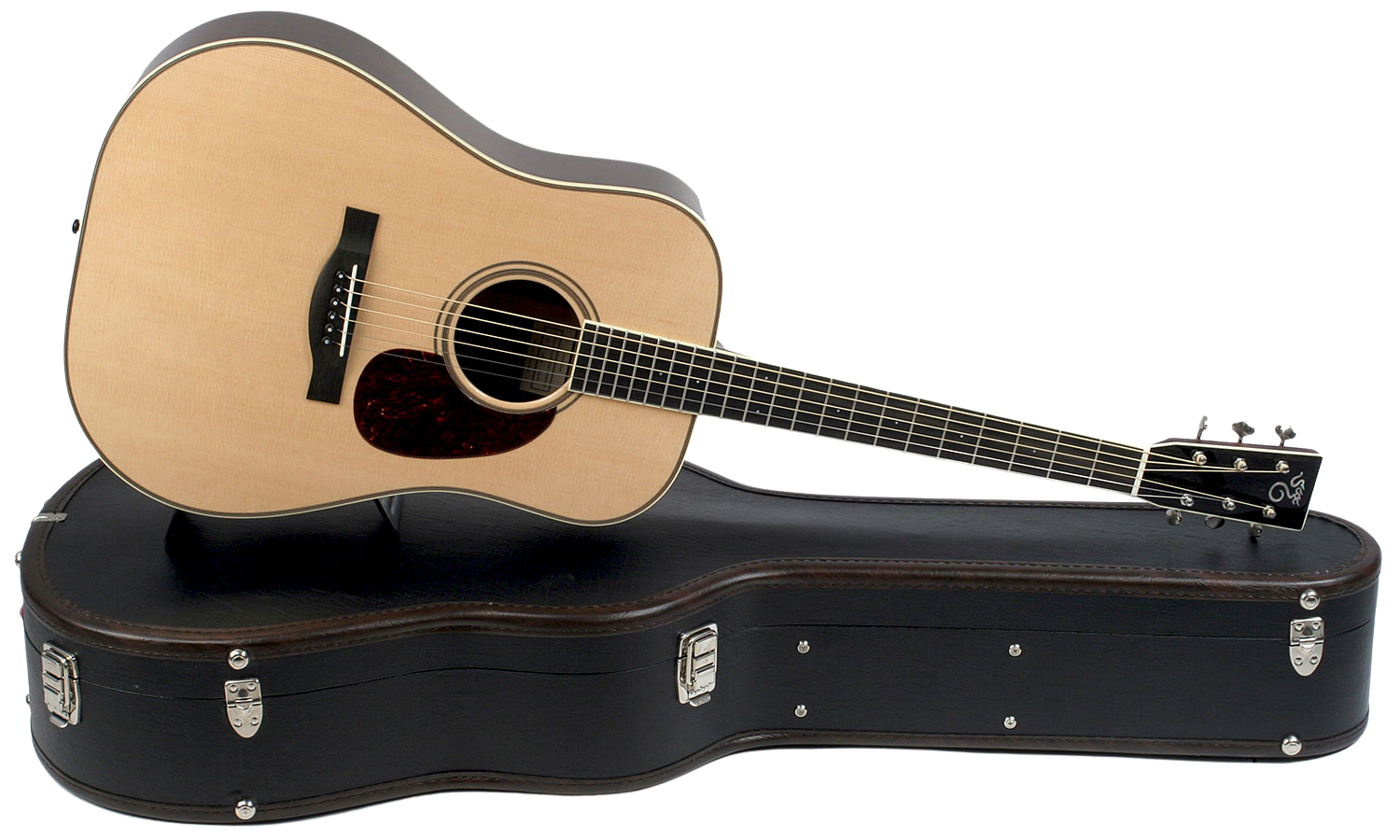 Santa Cruz D Model Dreadnought Epicea Palissandre #7197 - Natural - Guitare Folk - Variation 1