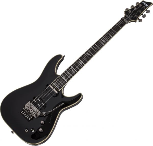 Schecter C-1 FR S Blackjack - black Str shape electric guitar