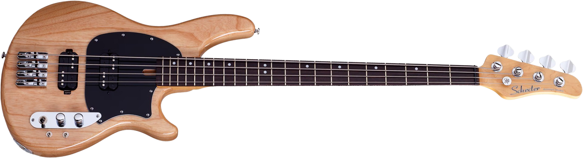 Schecter Cv4 Rw - Gloss Natural - Basse Électrique Solid Body - Main picture