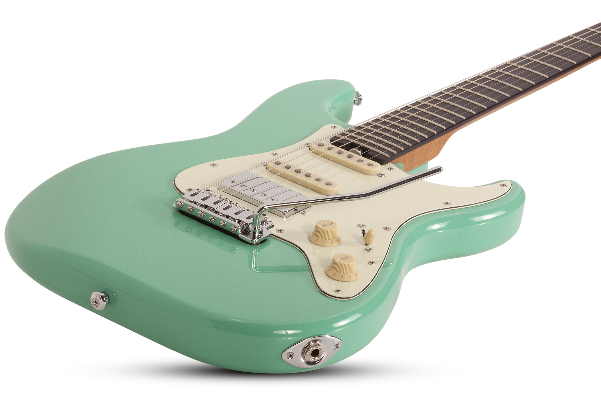 Schecter Nick Johnston Traditional Hss Signature Trem Eb - Atomic Green - Guitare Électrique Forme Str - Variation 1