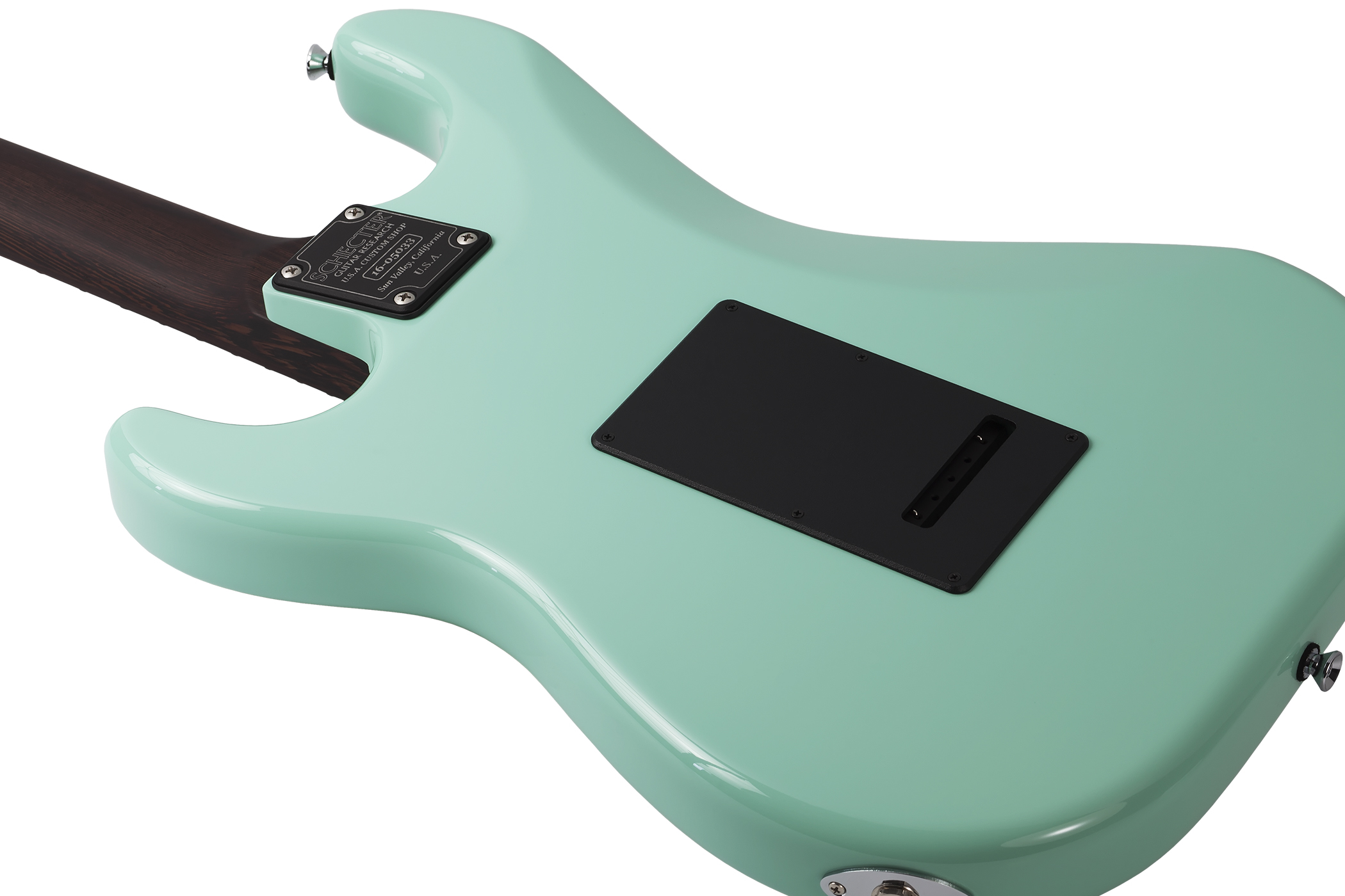 Schecter Nick Johnston Usa Signature 3s Trem Eb - Atomic Green - Guitare Électrique Forme Str - Variation 2