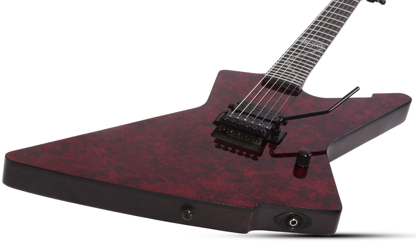 Schecter Patrick Kennison E1 Fr Apocrypha Signature 1h Eb - Red Reign - Guitare Électrique Signature - Variation 1