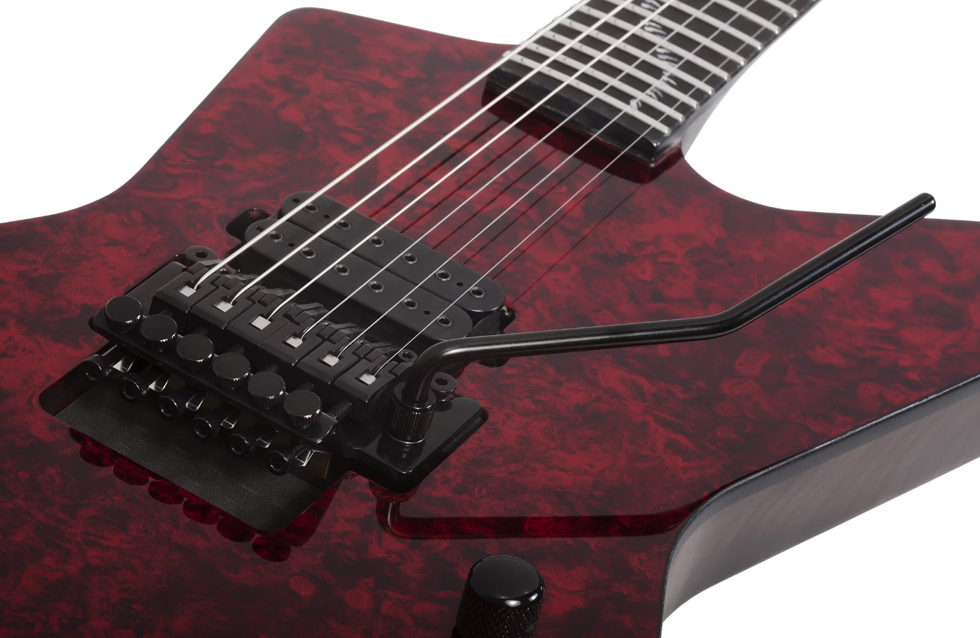 Schecter Patrick Kennison E1 Fr Apocrypha Signature 1h Eb - Red Reign - Guitare Électrique Signature - Variation 2