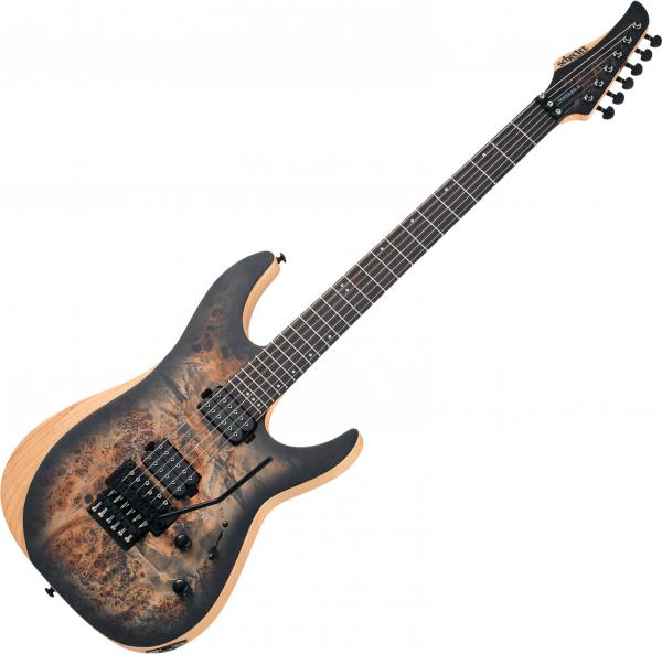 Reaper-6 FR - satin charcoal burst Str shape electric guitar Schecter