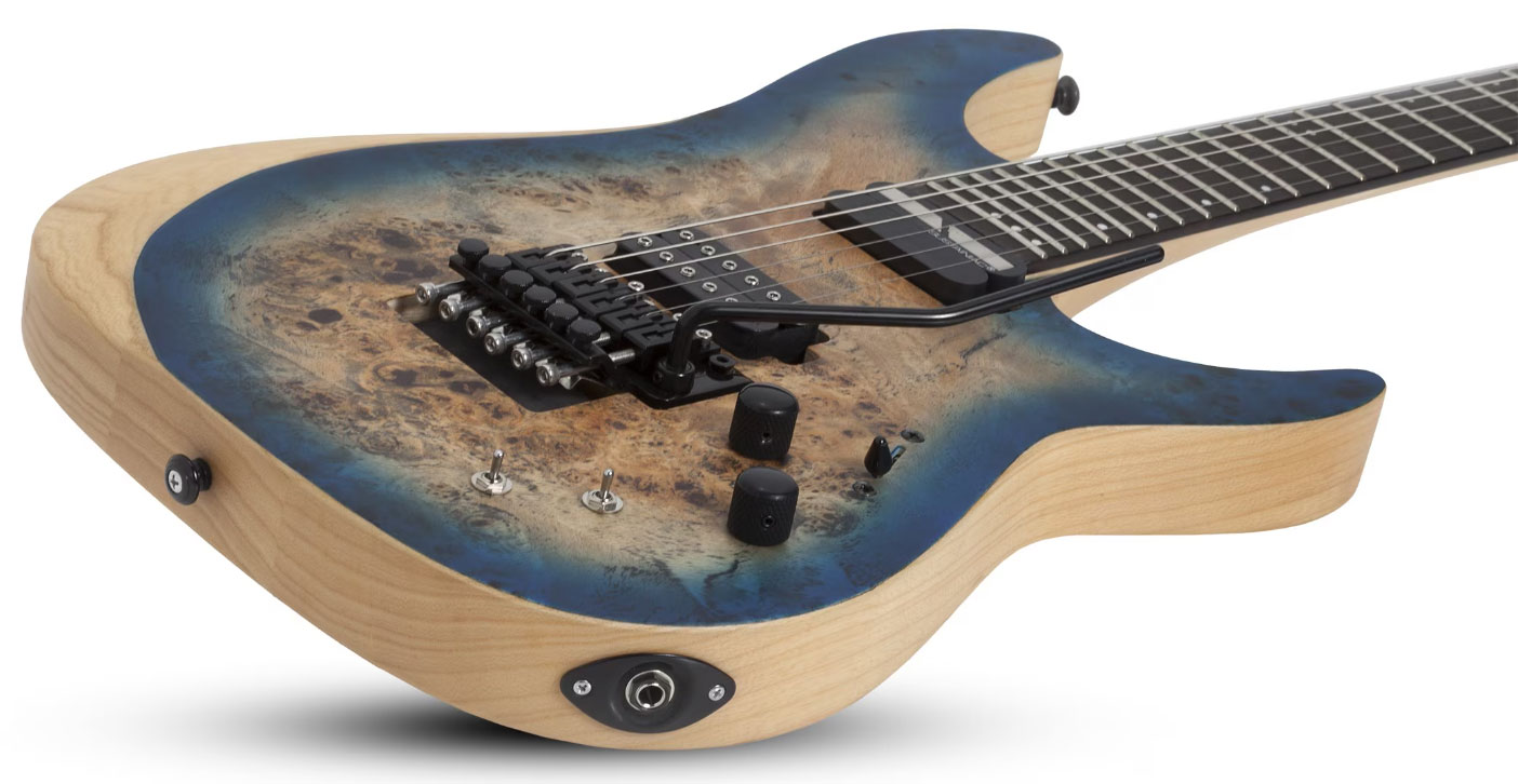 Schecter Reaper-6 Fr S 2h Sustainiac Eb - Satin Sky Burst - Guitare Électrique Forme Str - Variation 1