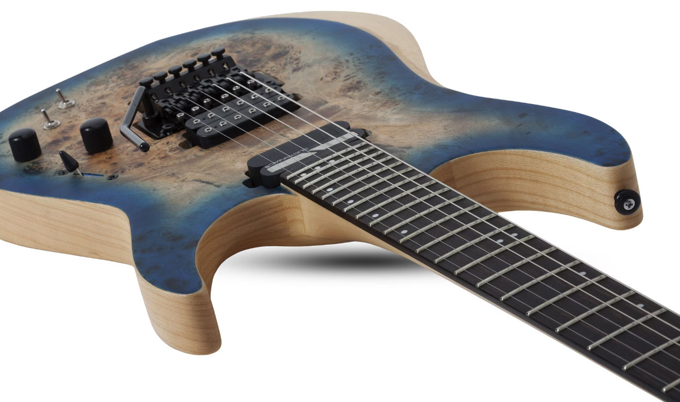 Schecter Reaper-6 Fr S 2h Sustainiac Eb - Satin Sky Burst - Guitare Électrique Forme Str - Variation 3