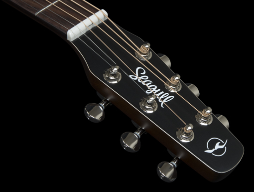 Seagull S6 Classic A/e Dreadnought Epicea Merisier Rw - Black - Guitare Electro Acoustique - Variation 4