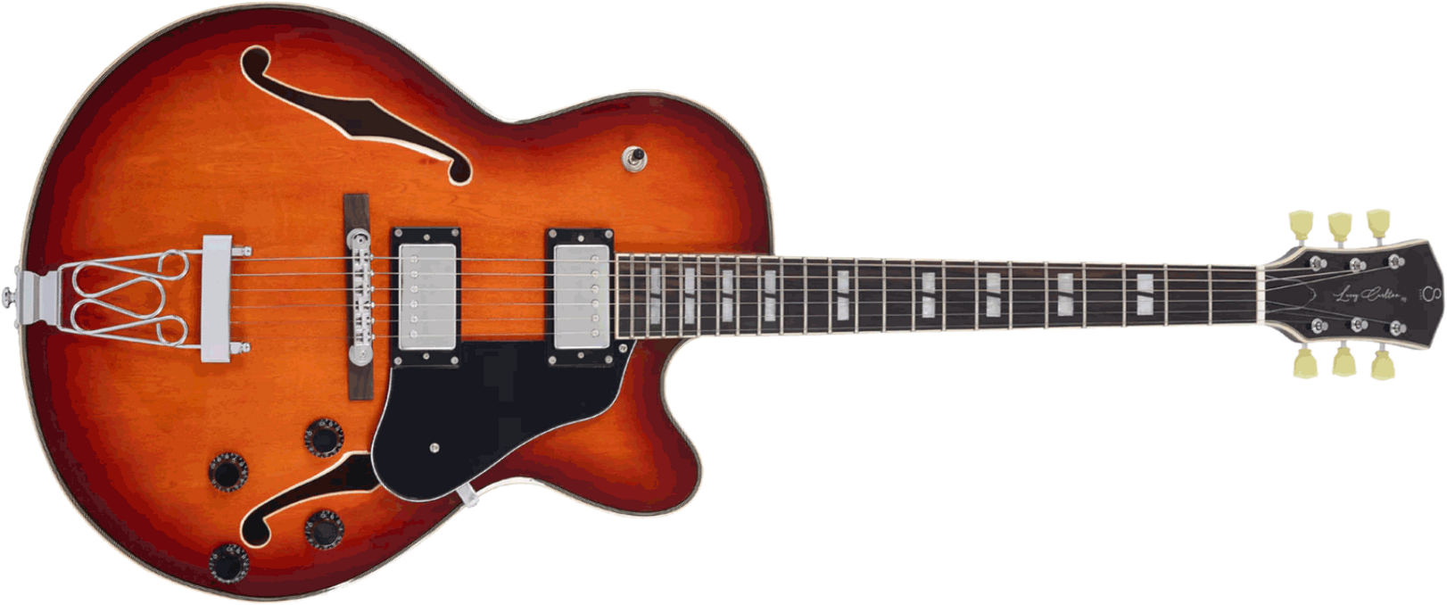 Sire Larry Carlton H7f 2h Ht Eb - Tobacco Burst - Guitare Électrique 3/4 Caisse & Jazz - Main picture