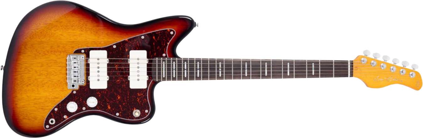 Sire Larry Carlton J3 2s Trem Rw - 3 Tone Sunburst - Guitare Électrique RÉtro Rock - Main picture