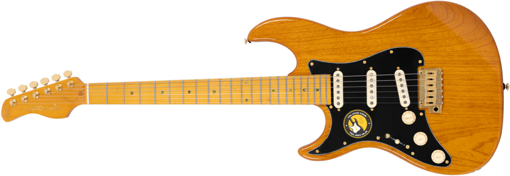 Sire Larry Carlton S10 Sss Lh Signature Gaucher 3s Trem Mn - Natural - Guitare Électrique Forme Str - Main picture