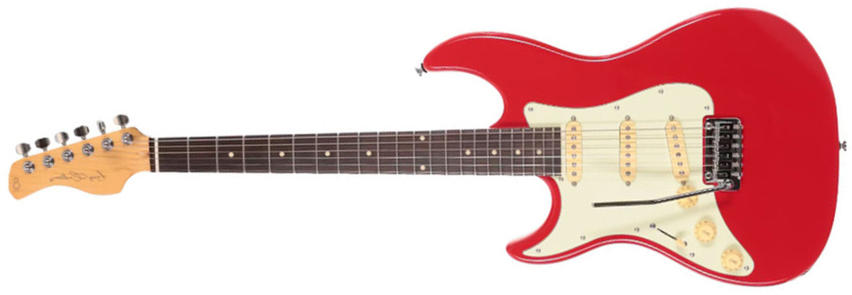 Sire Larry Carlton S3 Sss Lh Signature Gaucher 3s Trem Rw - Dakota Red - Guitare Électrique Forme Str - Main picture