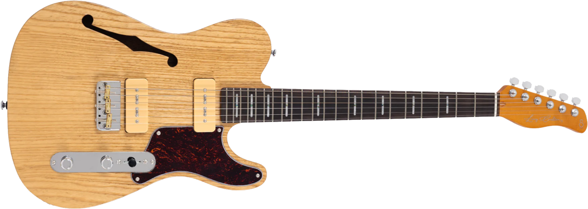 Sire Larry Carlton T7tm Signature 2s P90 Ht Rw - Natural - Guitare Électrique Forme Tel - Main picture