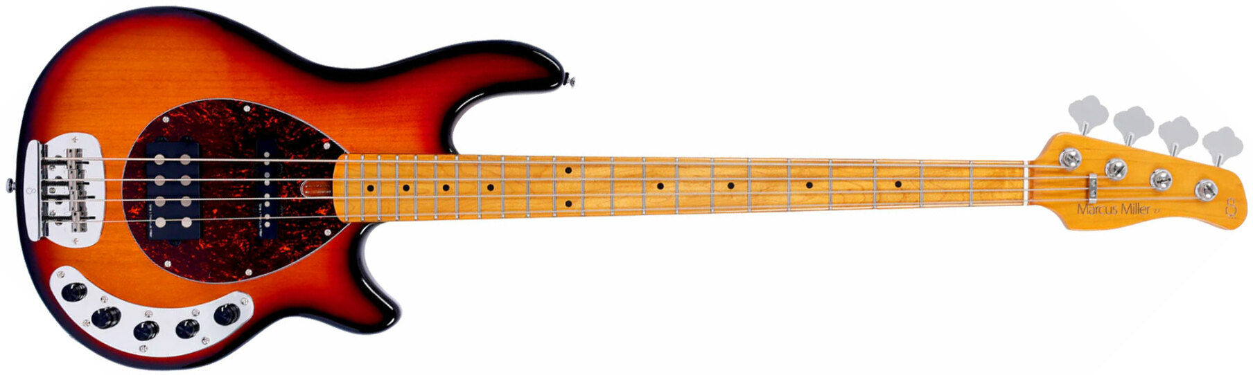 Sire Marcus Miller Z7 Alder 4st 4c Active Mn - 3 Tone Sunburst - Basse Électrique Solid Body - Main picture