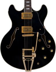 Guitare électrique 1/2 caisse Sire Larry Carlton H7T - Black