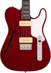 Guitare électrique forme tel Sire Larry Carlton T7TM - See through red