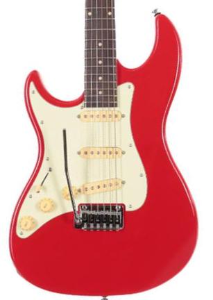 Guitare électrique forme str Sire Larry Carlton S3 SSS LH - Dakota red