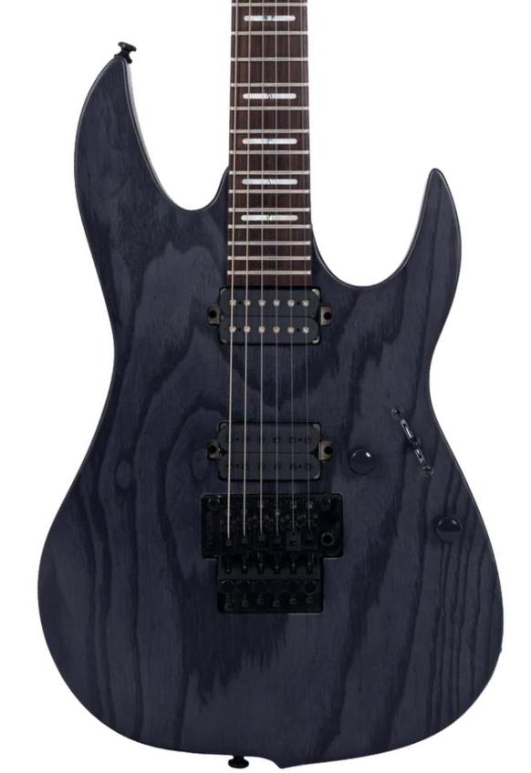 Guitare électrique forme str Sire Larry Carlton X5 - Transparent black satin