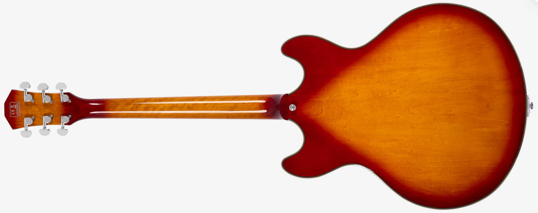 Sire Larry Carlton H7t Signature 2h Ht Eb - Cherry Sunburst - Guitare Électrique 1/2 Caisse - Variation 1