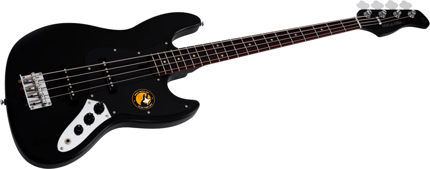 Sire Marcus Miller V3p 4st Lh Gaucher Rw - Black Satin - Basse Électrique Solid Body - Variation 2