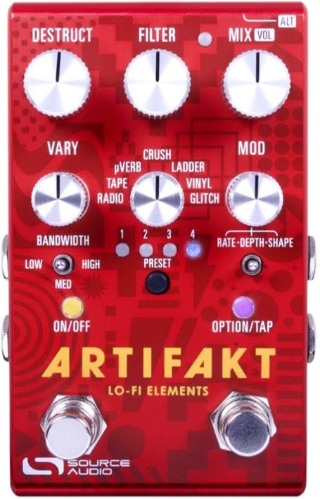 Source Audio Artifakt Lo-fi Sa280 - PÉdale Chorus / Flanger / Phaser / Tremolo - Main picture