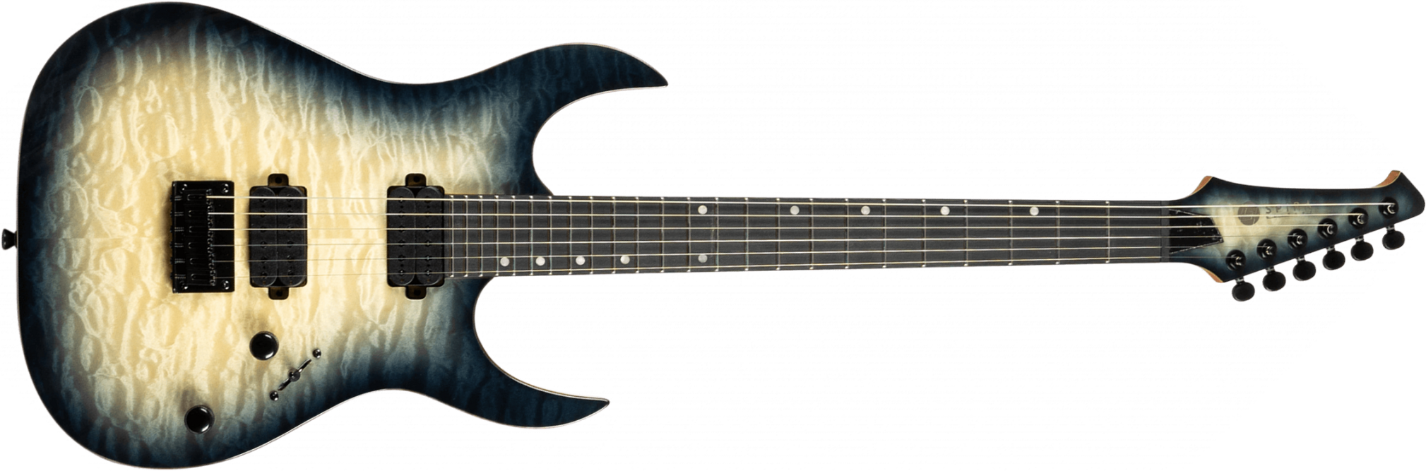 Spira Guitars S500q Gye E 2h Ht Eb - Trans Grey - Guitare Électrique MÉtal - Main picture