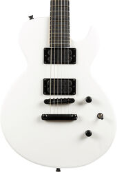 Guitare électrique métal Spira guitars L-400 MHW - White satin