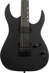 Guitare électrique métal Spira guitars S-400 MBK - Black satin