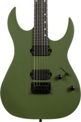 Guitare électrique métal Spira guitars S-400 MGR - Satin dark green