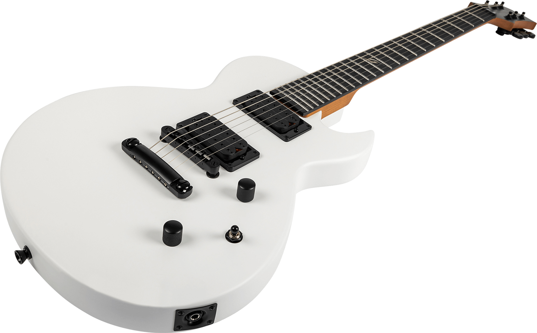 Spira Guitars L400 Mhw 2h Ht Eb - White Satin - Guitare Électrique MÉtal - Variation 2