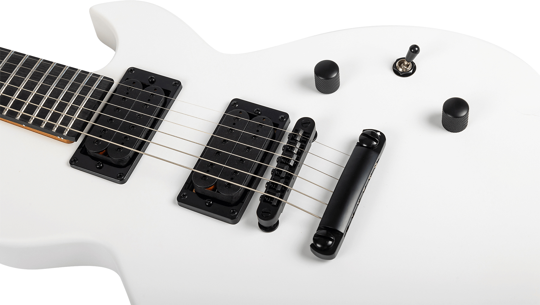 Spira Guitars L400 Mhw 2h Ht Eb - White Satin - Guitare Électrique MÉtal - Variation 3