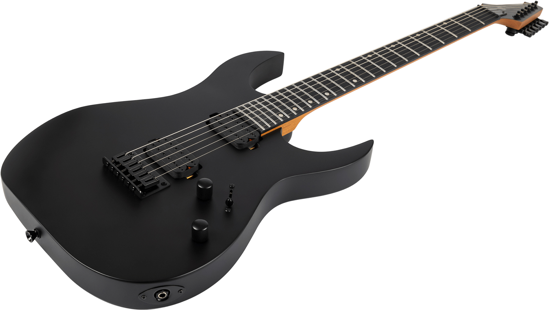 Spira Guitars S400 Mbk 2h Ht Eb - Guitare Électrique MÉtal - Variation 2