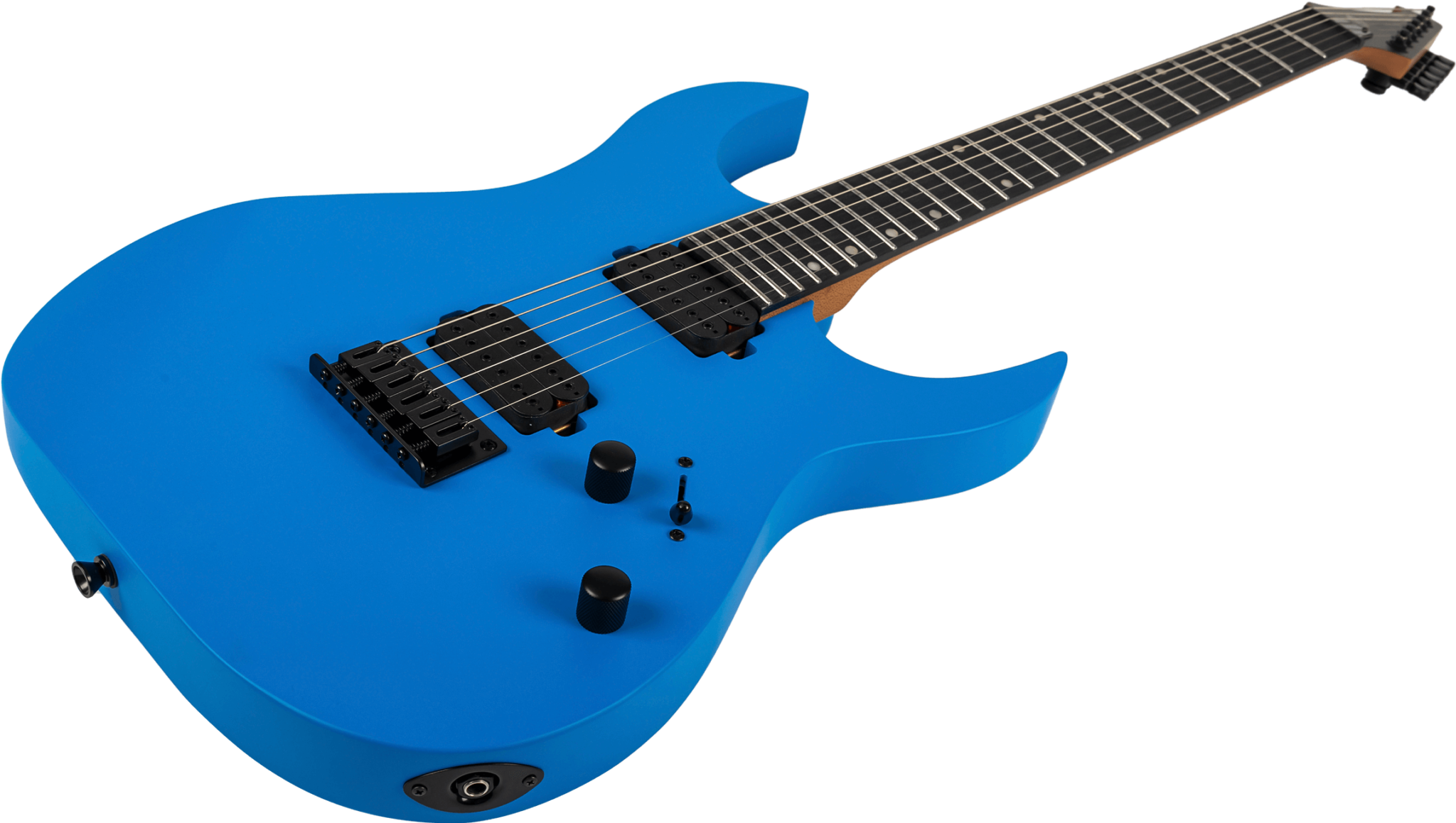 Spira Guitars S400 Mbl 2h Ht Eb - Blue Satin - Guitare Électrique MÉtal - Variation 2