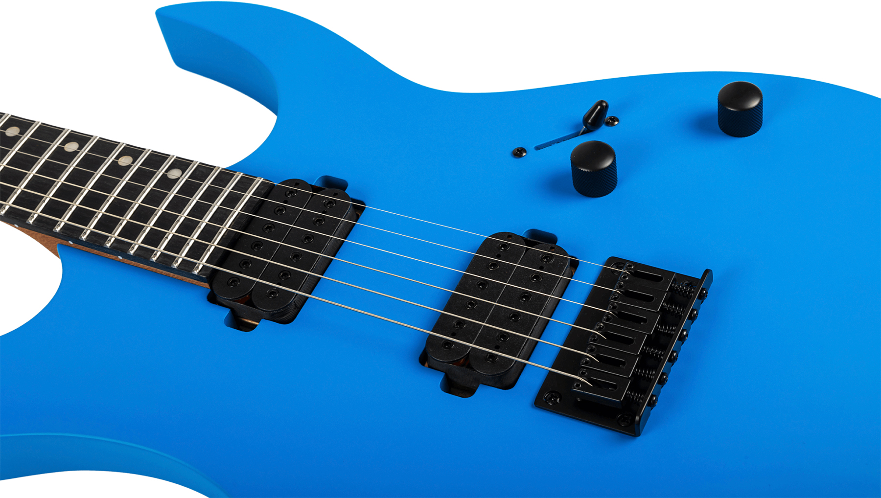 Spira Guitars S400 Mbl 2h Ht Eb - Blue Satin - Guitare Électrique MÉtal - Variation 3