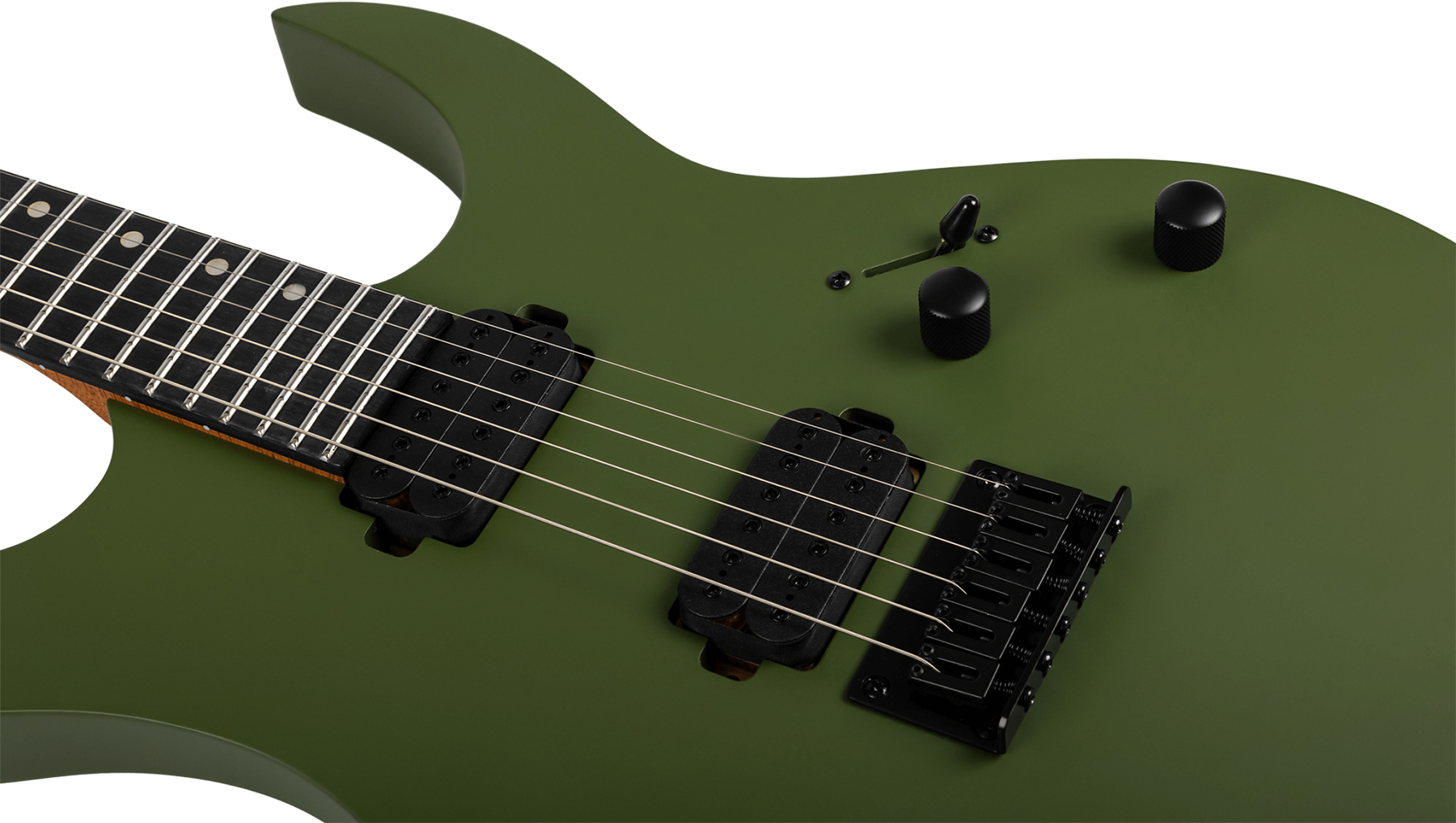 Spira Guitars S400 Mgr 2h Ht Eb - Satin Dark Green - Guitare Électrique MÉtal - Variation 3