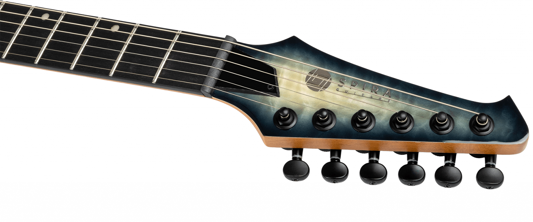 Spira Guitars S500q Gye E 2h Ht Eb - Trans Grey - Guitare Électrique MÉtal - Variation 5