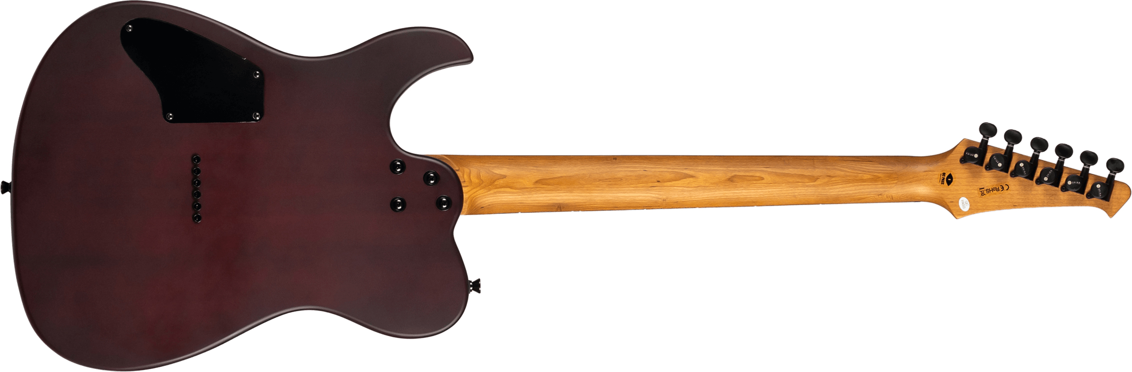 Spira Guitars T400 Mwr 2h Ht Eb - Satin Wine Red - Guitare Électrique MÉtal - Variation 1