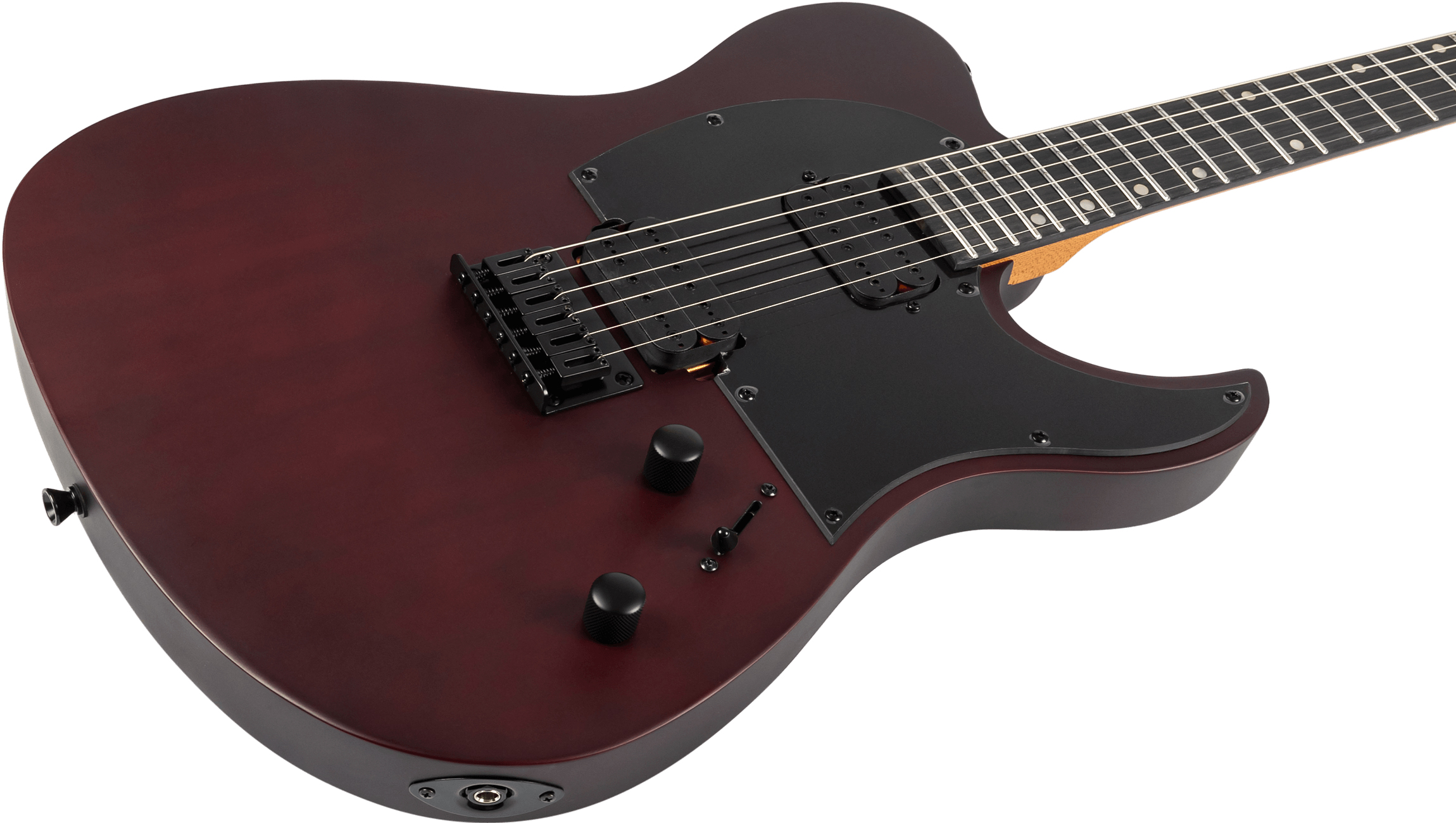 Spira Guitars T400 Mwr 2h Ht Eb - Satin Wine Red - Guitare Électrique MÉtal - Variation 2