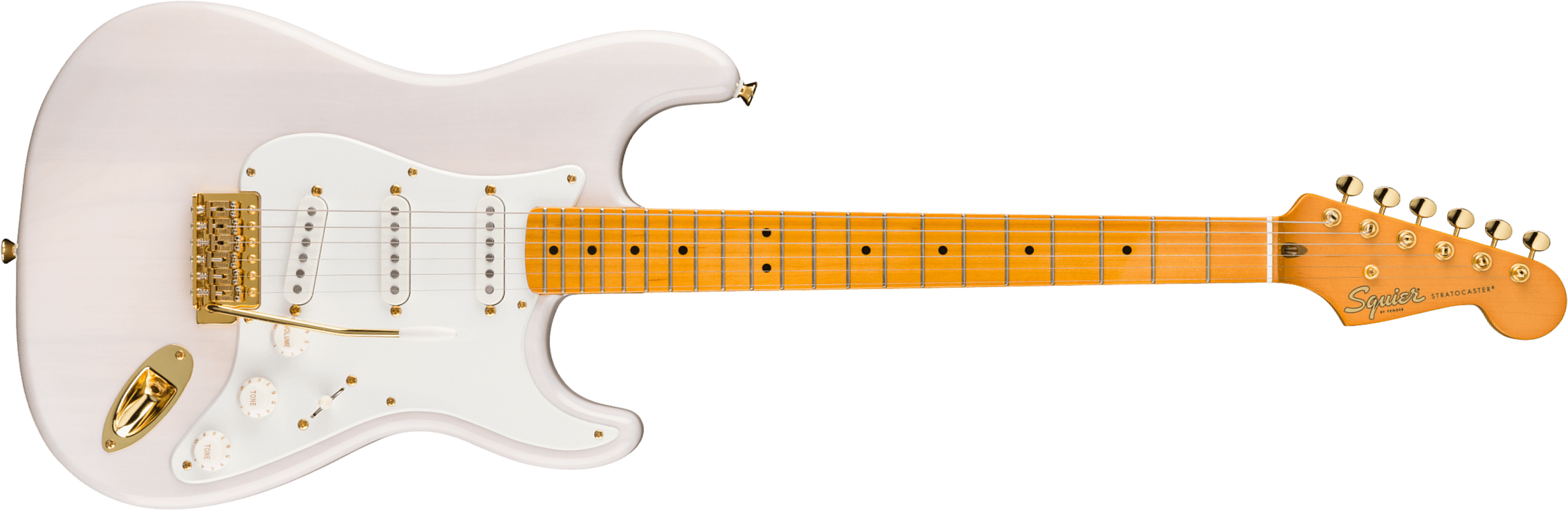 Squier Strat Classic Vibe '50s Fsr Ltd 3s Trem Mn - White Blonde - Guitare Électrique Forme Str - Main picture