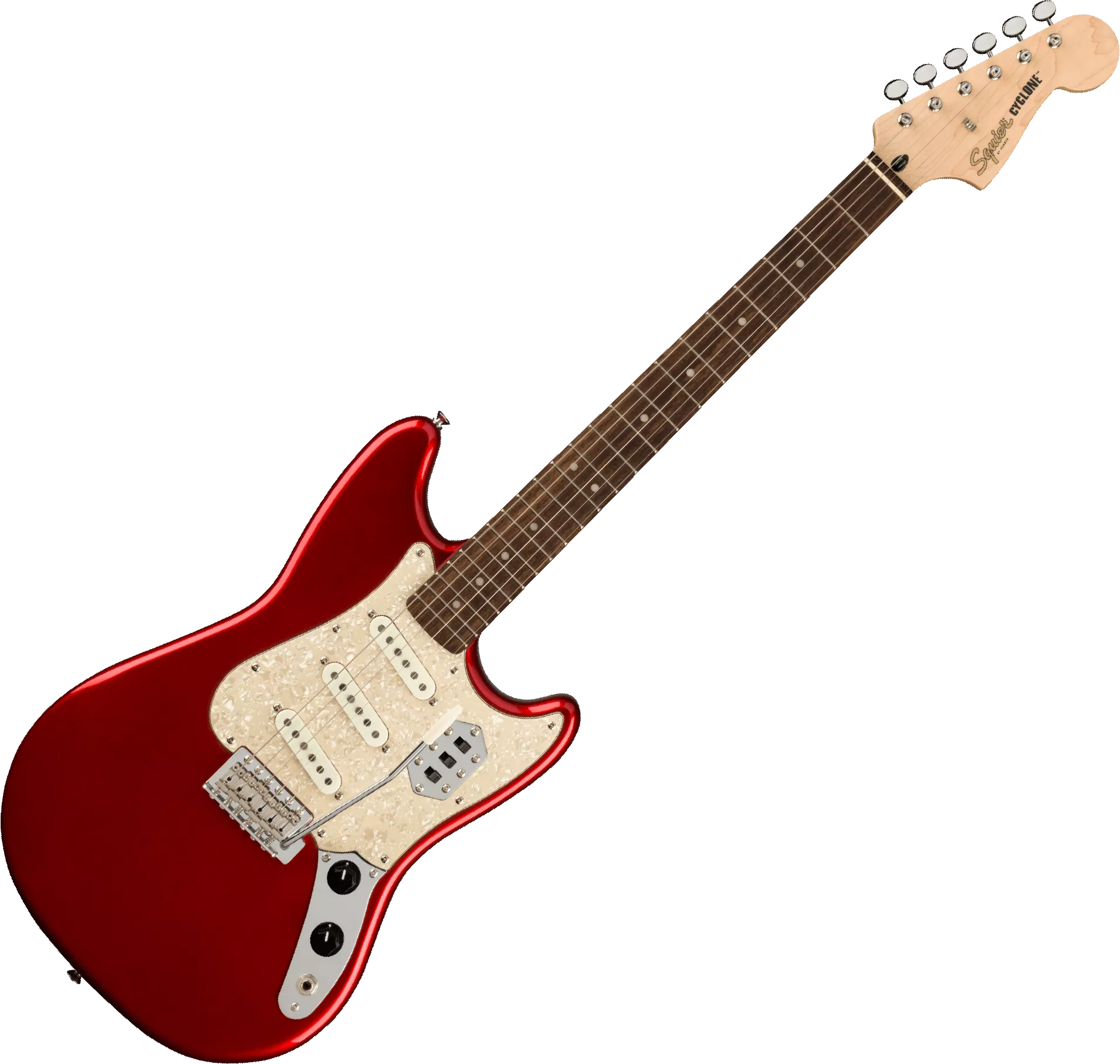 rizgt楽器【6905】 Squier Paranomal cyclone 赤 3S - ギター