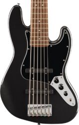 Basse électrique solid body Squier Affinity Jazz Bass VI 6-String - Black metallic