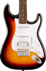 Guitare électrique forme str Squier Affinity Stratocaster Junior HSS - 3-color sunburst